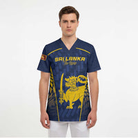 Custom Sri Lanka Cricket Scrub Top Go Champions Lions