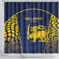 Sri Lanka Cricket Shower Curtain Go Champions Lions
