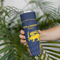 Custom Sri Lanka Cricket Skinny Tumbler Go Champions Lions