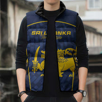 Custom Sri Lanka Cricket Sleeveless Puffer Jacket Go Champions Lions