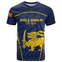 Custom Sri Lanka Cricket T Shirt Go Champions Lions