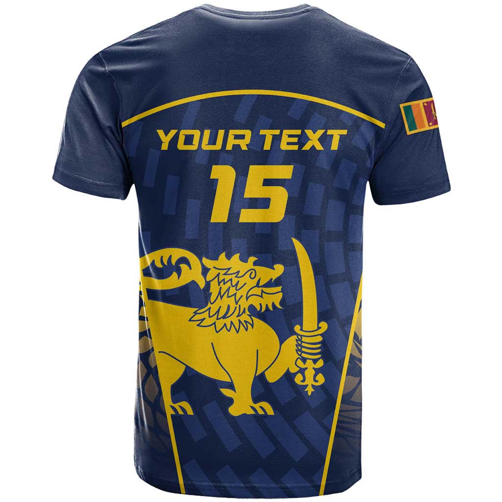 Custom Sri Lanka Cricket T Shirt Go Champions Lions