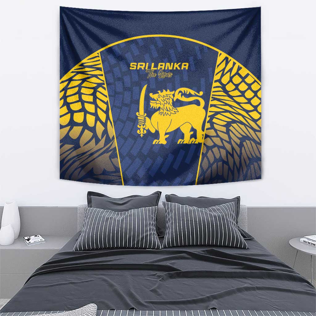 Sri Lanka Cricket Tapestry Go Champions Lions