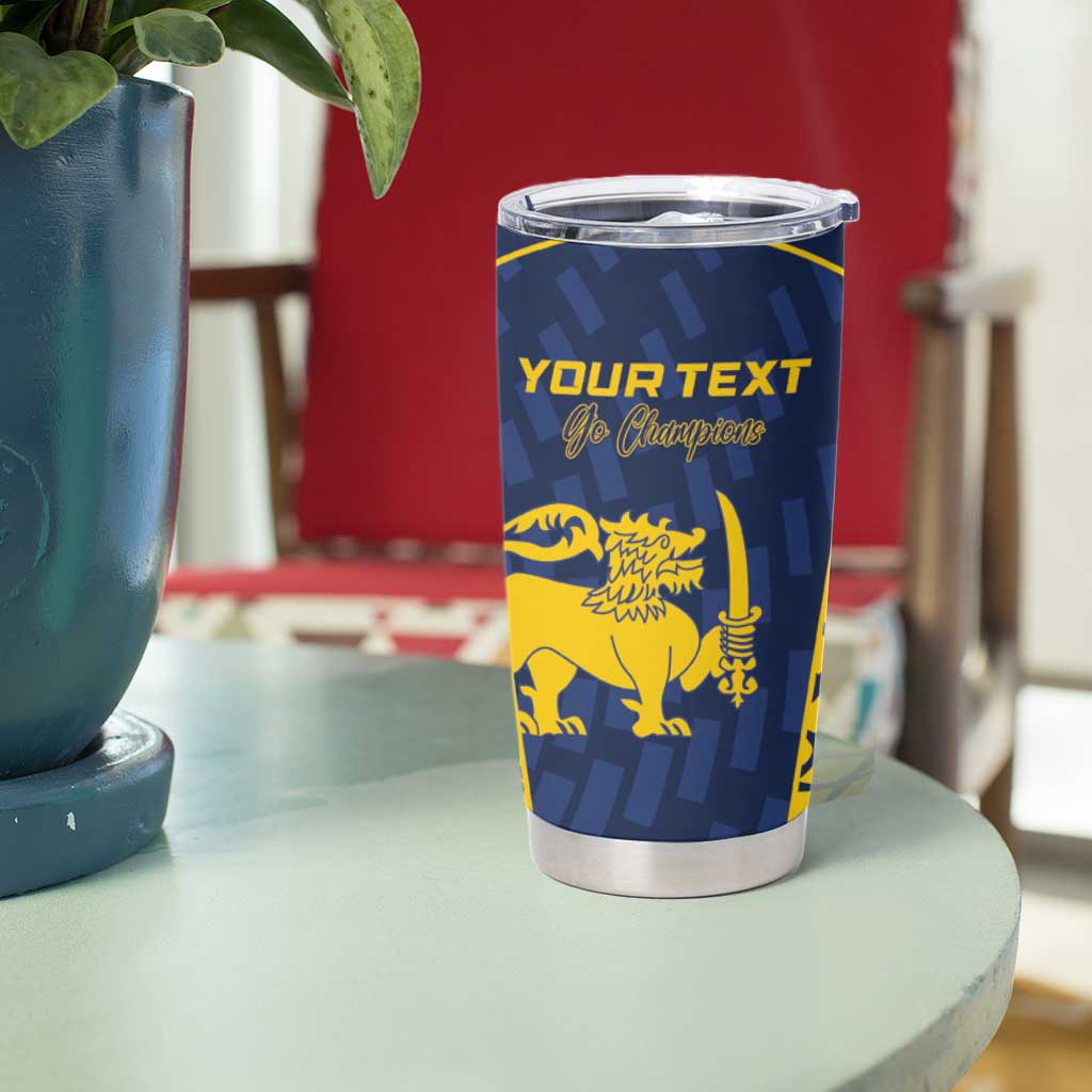 Custom Sri Lanka Cricket Tumbler Cup Go Champions Lions
