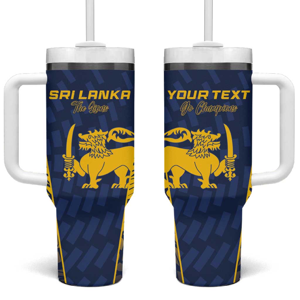 Custom Sri Lanka Cricket Tumbler With Handle Go Champions Lions
