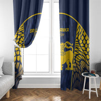 Sri Lanka Cricket Window Curtain Go Champions Lions