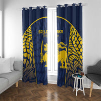Sri Lanka Cricket Window Curtain Go Champions Lions