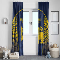 Sri Lanka Cricket Window Curtain Go Champions Lions