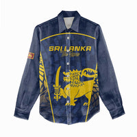 Custom Sri Lanka Cricket Women Casual Shirt Go Champions Lions