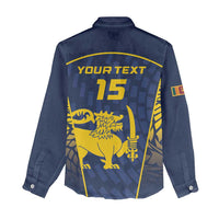 Custom Sri Lanka Cricket Women Casual Shirt Go Champions Lions