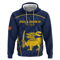 Custom Sri Lanka Cricket Zip Hoodie Go Champions Lions