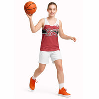 Custom Denmark Ice Hockey 2026 Basketball Jersey Fight for Glory Red Jersey