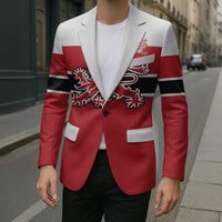 Custom Denmark Ice Hockey 2026 Blazer Fight for Glory Red Jersey