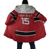 Custom Denmark Ice Hockey 2026 Cloak Fight for Glory Red Jersey