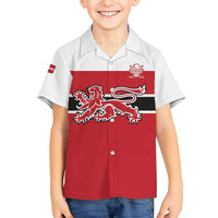 Custom Denmark Ice Hockey 2026 Hawaiian Shirt Fight for Glory Red Jersey