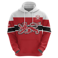 Custom Denmark Ice Hockey 2026 Hoodie Fight for Glory Red Jersey