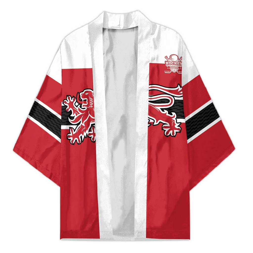 Custom Denmark Ice Hockey 2026 Kimono Fight for Glory Red Jersey
