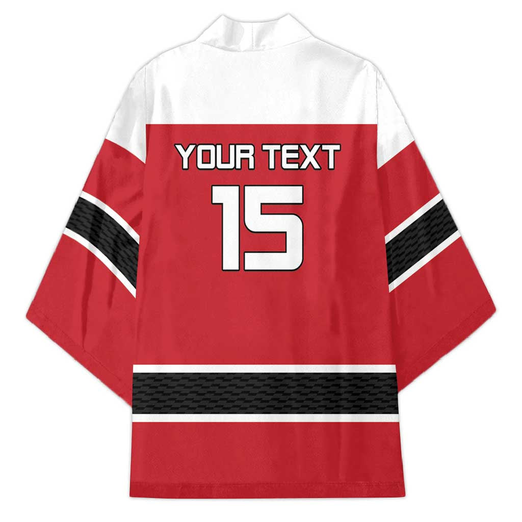 Custom Denmark Ice Hockey 2026 Kimono Fight for Glory Red Jersey