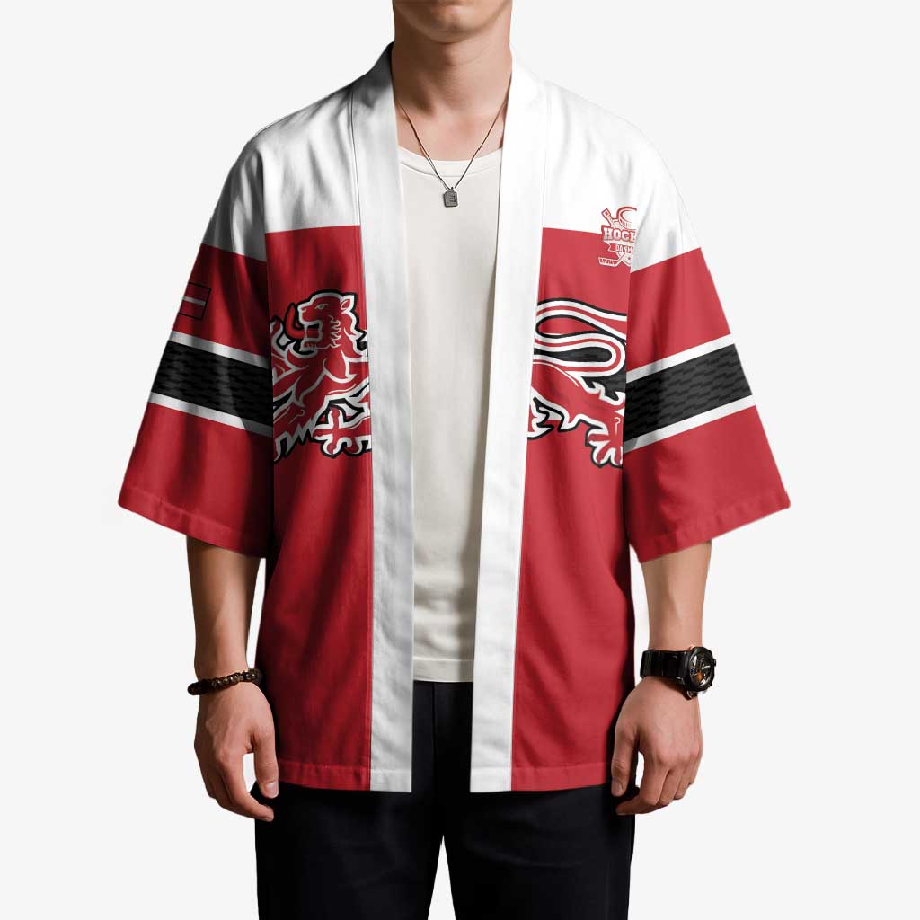 Custom Denmark Ice Hockey 2026 Kimono Fight for Glory Red Jersey