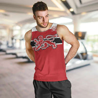 Custom Denmark Ice Hockey 2026 Men Tank Top Fight for Glory Red Jersey