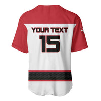 Custom Denmark Ice Hockey 2026 Baseball Jersey Fight for Glory White Jersey