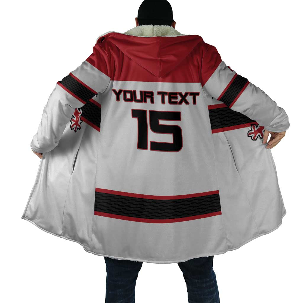 Custom Denmark Ice Hockey 2026 Cloak Fight for Glory White Jersey