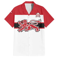 Custom Denmark Ice Hockey 2026 Hawaiian Shirt Fight for Glory White Jersey