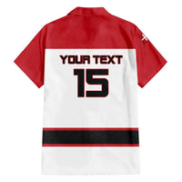 Custom Denmark Ice Hockey 2026 Hawaiian Shirt Fight for Glory White Jersey