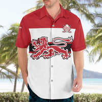 Custom Denmark Ice Hockey 2026 Hawaiian Shirt Fight for Glory White Jersey