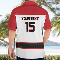 Custom Denmark Ice Hockey 2026 Hawaiian Shirt Fight for Glory White Jersey