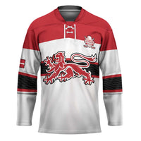 Custom Denmark Ice Hockey 2026 Hockey Jersey Fight for Glory White Jersey