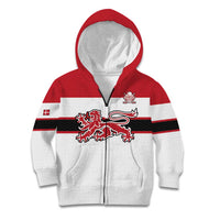 Custom Denmark Ice Hockey 2026 Kid Hoodie Fight for Glory White Jersey