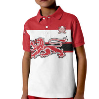 Custom Denmark Ice Hockey 2026 Kid Polo Shirt Fight for Glory White Jersey