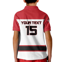 Custom Denmark Ice Hockey 2026 Kid Polo Shirt Fight for Glory White Jersey