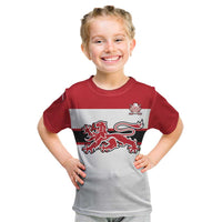 Custom Denmark Ice Hockey 2026 Kid T Shirt Fight for Glory White Jersey