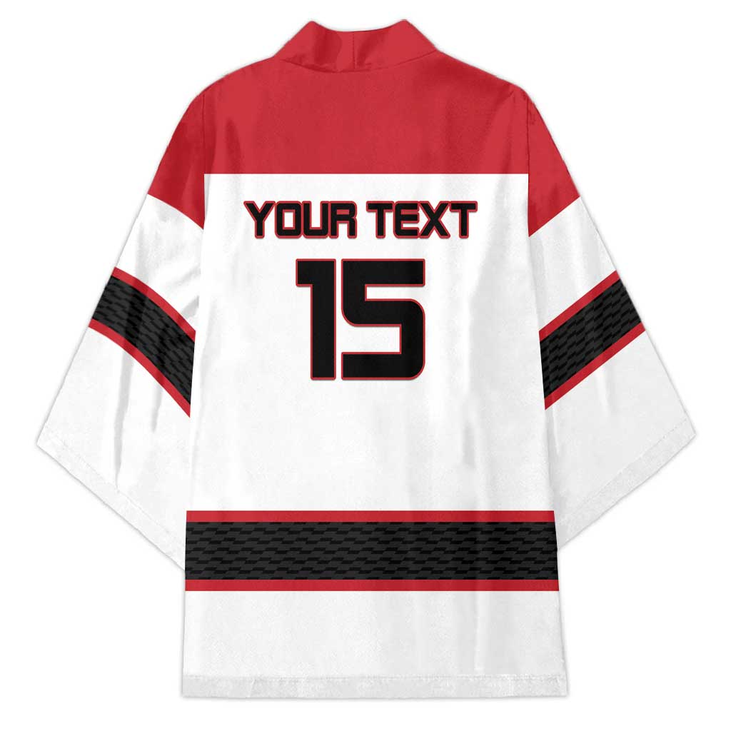 Custom Denmark Ice Hockey 2026 Kimono Fight for Glory White Jersey