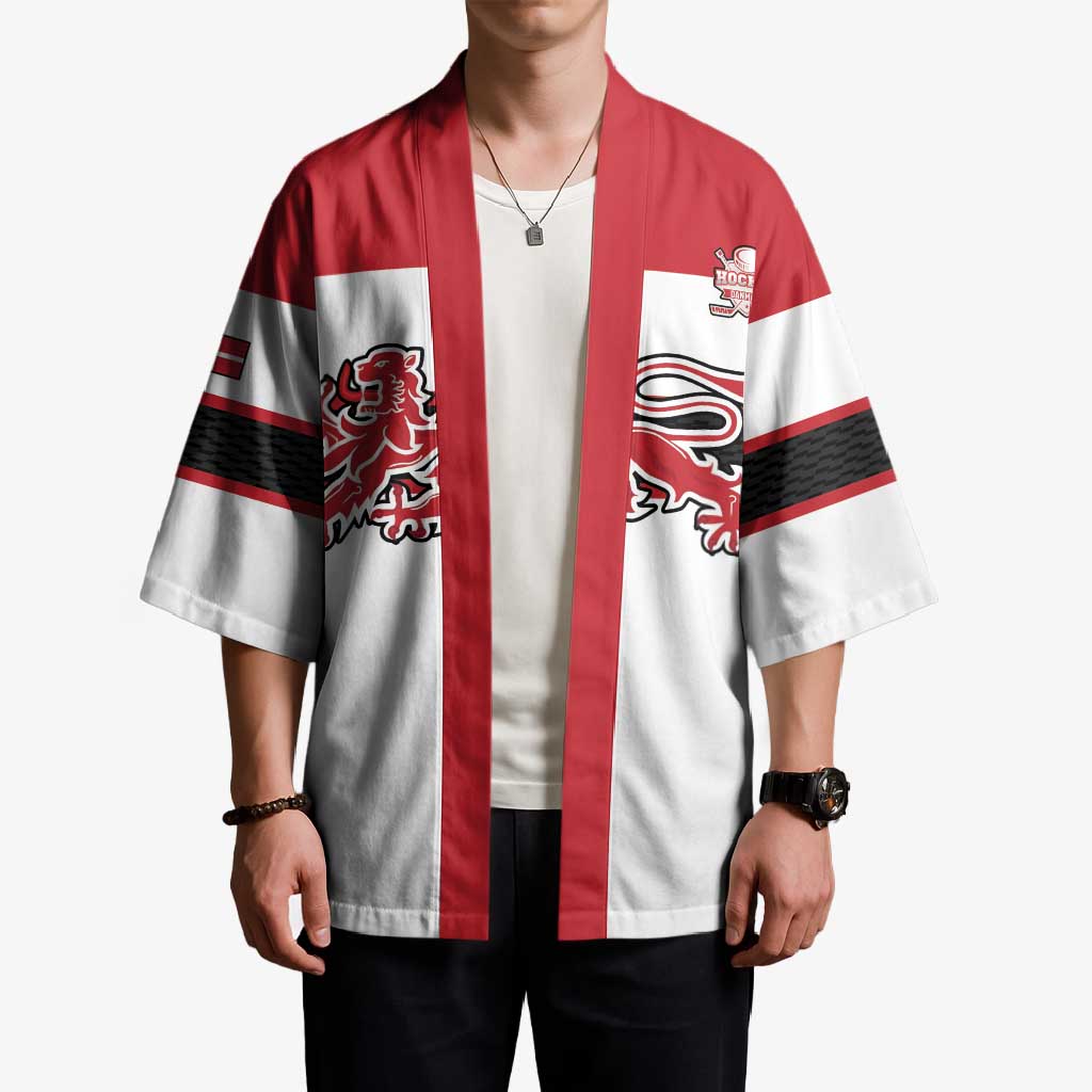 Custom Denmark Ice Hockey 2026 Kimono Fight for Glory White Jersey