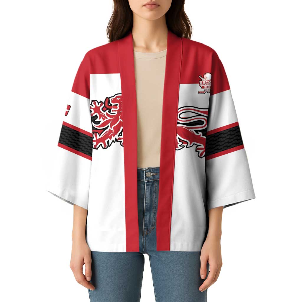 Custom Denmark Ice Hockey 2026 Kimono Fight for Glory White Jersey