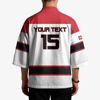 Custom Denmark Ice Hockey 2026 Kimono Fight for Glory White Jersey