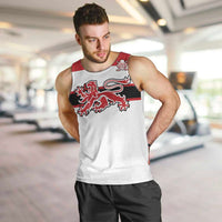 Custom Denmark Ice Hockey 2026 Men Tank Top Fight for Glory White Jersey