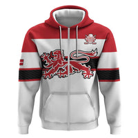 Custom Denmark Ice Hockey 2026 Zip Hoodie Fight for Glory White Jersey