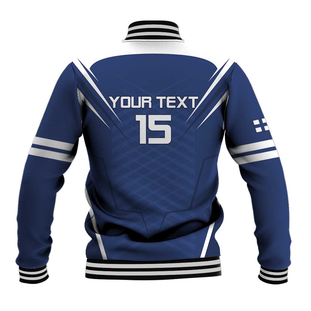 Custom Finland Ice Hockey 2026 Baseball Jacket Suomi Suomi Suomi