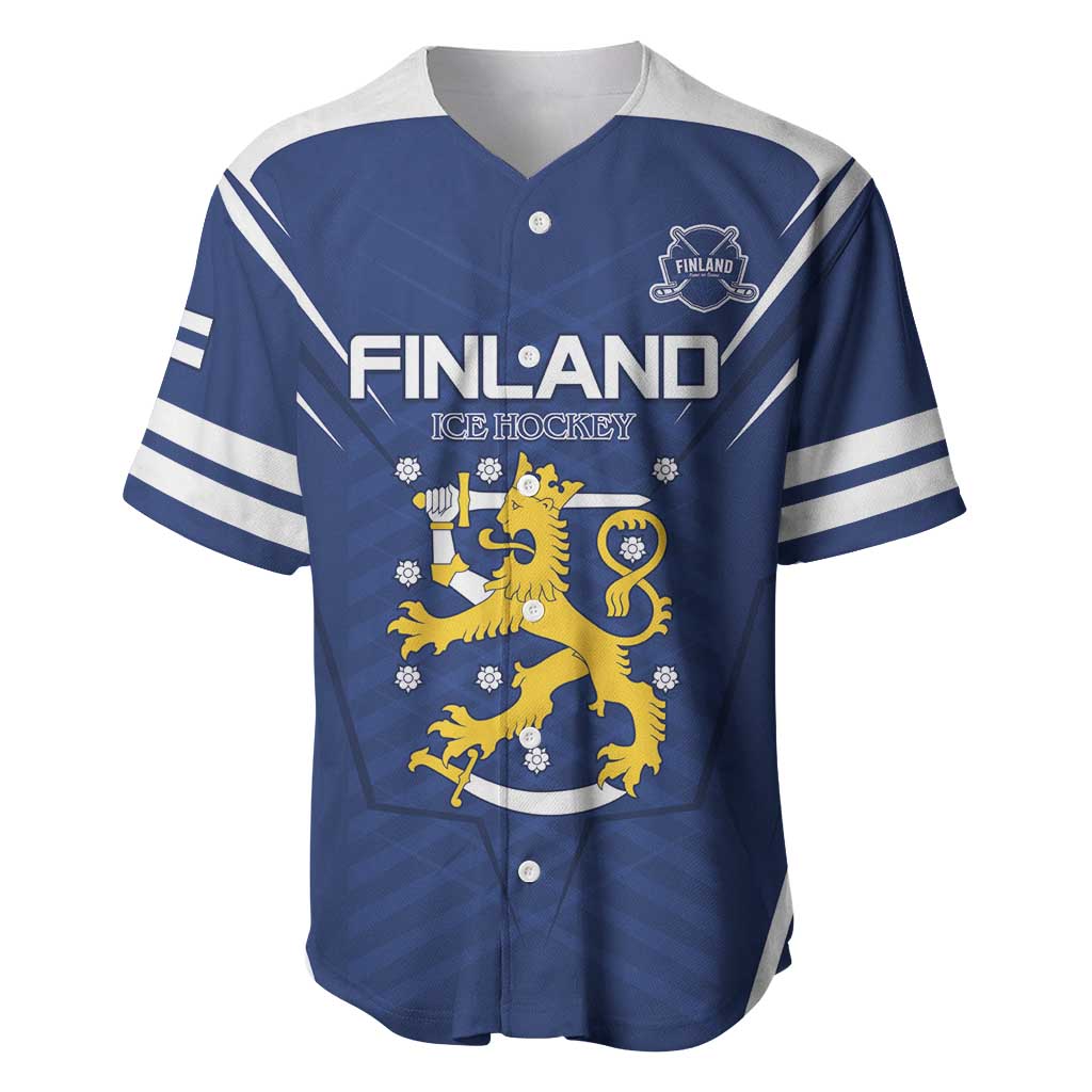 Custom Finland Ice Hockey 2026 Baseball Jersey Suomi Suomi Suomi