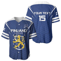 Custom Finland Ice Hockey 2026 Baseball Jersey Suomi Suomi Suomi