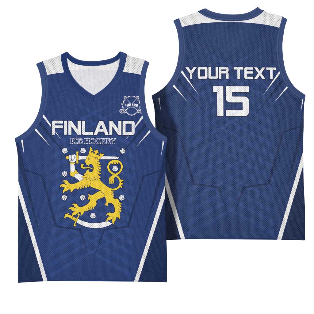 Custom Finland Ice Hockey 2026 Basketball Jersey Suomi Suomi Suomi
