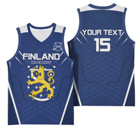 Custom Finland Ice Hockey 2026 Basketball Jersey Suomi Suomi Suomi