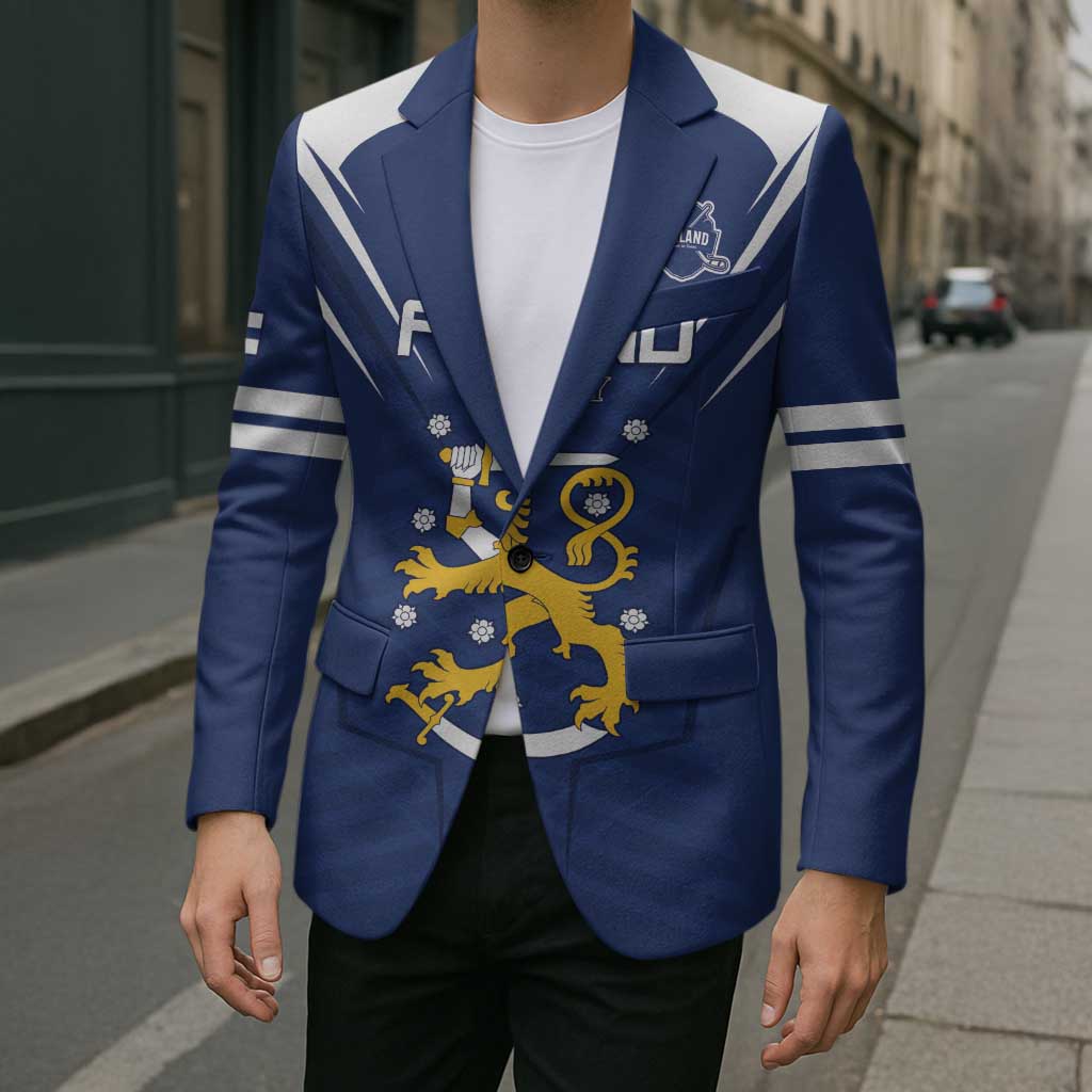 Custom Finland Ice Hockey 2026 Blazer Suomi Suomi Suomi