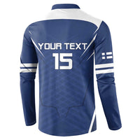 Custom Finland Ice Hockey 2026 Button Sweatshirt Suomi Suomi Suomi
