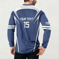 Custom Finland Ice Hockey 2026 Button Sweatshirt Suomi Suomi Suomi