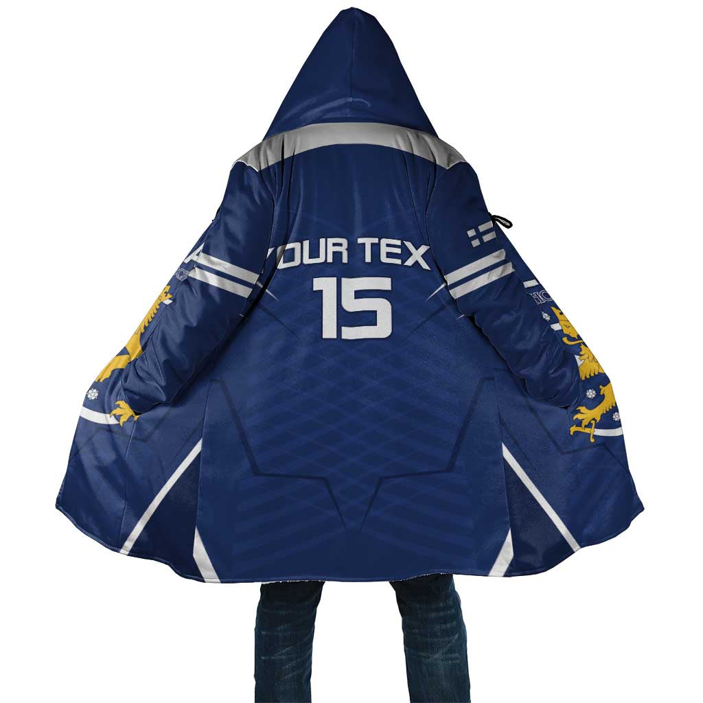 Custom Finland Ice Hockey 2026 Cloak Suomi Suomi Suomi